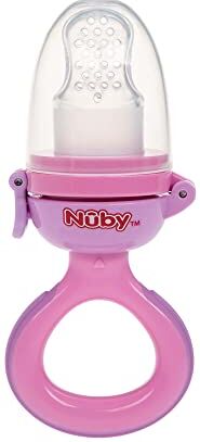 Nuby The Nibbler Mordicchio di silicone senza BPA Rosa 6m+