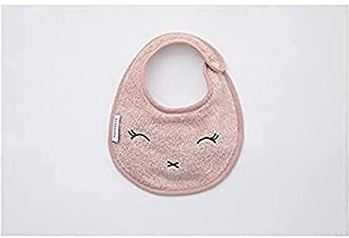 BamBoom Bavaglino, Assorbente Più del Cotone e Rapido Nell'Asciugatura, Soffice Fibra Antisettica di Bambù Organico, Bib, 12 X 14 Cm, Rosa,  180 g