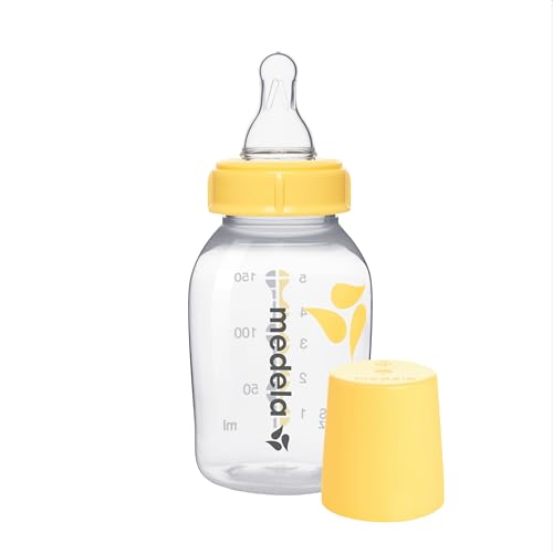 Medela Tettarella per Latte Materno a Flusso Lento con Biberon da 150 ml senza BPA