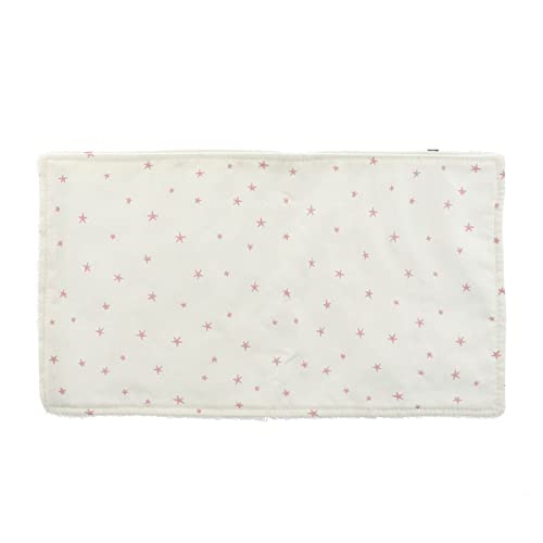 Cambrass -Piccolo asciugamano per asciugare le bave del bambino-garza per pulire il bambino-secco bava Magia Rosa 29,5x15,5x1 cm