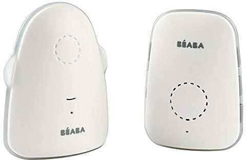 Béaba Babyphone + Baby monitor, Talkie-Walkie, Funzione 0 Onde, Controllo Neonati Wifi, Modalità Vox, Modalità Notturna con Luce Notturna, Portata 300 m, Autonomia 15 ore, Simply Zen, bianco