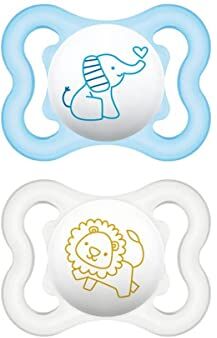 MAM Istruzioni in Lingua Straniera  Baby  Ciuccio Mini Air Silicone  2 Pz 0M+ 30 Gr