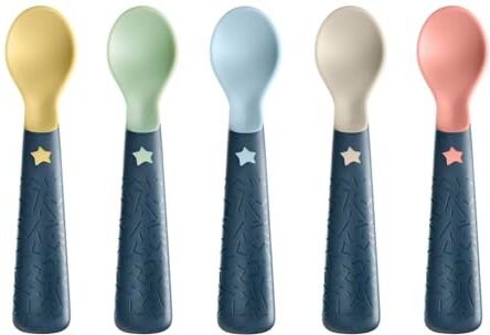 Tommee Tippee  Easigrip Self-Feeding Weaning Spoons, Pack of 5