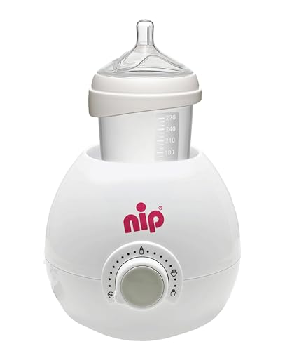 nip Baby food warmer: Reliable & gentle bottle warmer for all baby bottles & jars, BPA-free, from 0 years