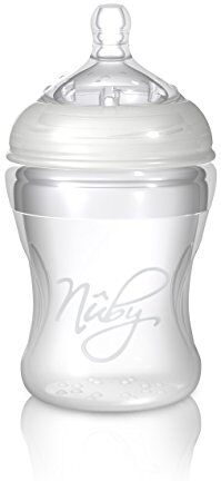 Nuby biberon in silicone 0mesi Step 1 210ml flusso lento