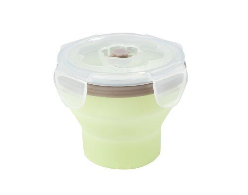 Babymoov - Contenitore per alimenti a soffietto in silicone, con coperchio ermetico, 240 ml