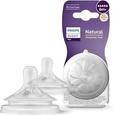 Philips Avent BPA Free Natural Fast Flow Nipples, 2 Count