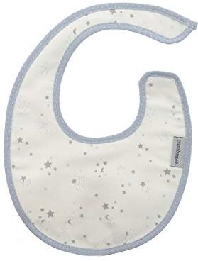 Cambrass Round Bib Velcro Sky Blue/Star 16x19 cm