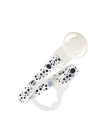 Twistshake TS- Clip Universale Reggi Ciuccio, Bianco, Senza BPA