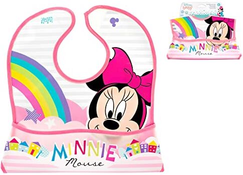 Lulabi Disney Minniesimply Bavaglino in Peva, con Tasca