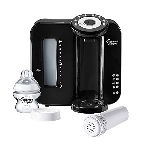 Tommee Tippee Macchina Perfect Prep, preparazione istantanea biberon con filtro antibatterico, nero