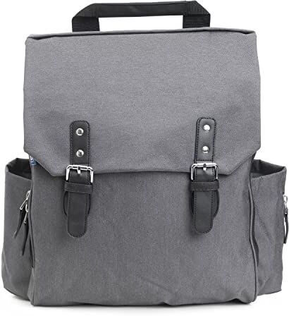 Chicco Zaino per Genitori Leggero e Funzionale, Dotato di Tasche Termiche, Pratico, Elegante e Funzionale, con Chiusura Magnetica, Dark Grey