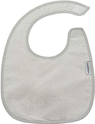 Cambrass Square Bib Velcro Sky Grey/Rain 20x26 cm