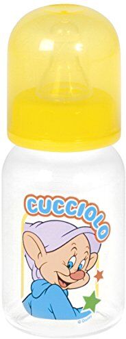 Lulabi Disney I 7 Nani Cucciolo Biberon Collo Stretto, Giallo, 120 ml