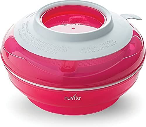 Nuvita 1465 Pappafacile 4-in-1 Set Pappa Multi-Uso, Rosa