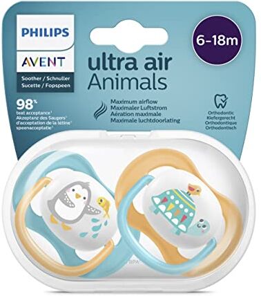 Philips Ultra Air Collection Animals X2 6-18 Months