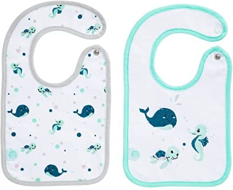 Babycalin Set di 2 bavaglini per la nascita – Bio