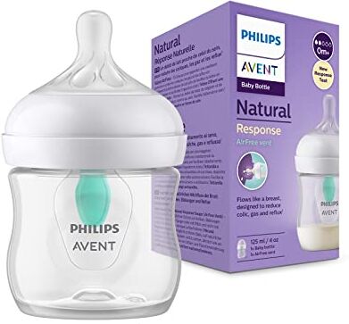 Philips Avent Biberon Natural Response Biberon da 125 ml con valvola Airfree, senza BPA, per neonati (modello )