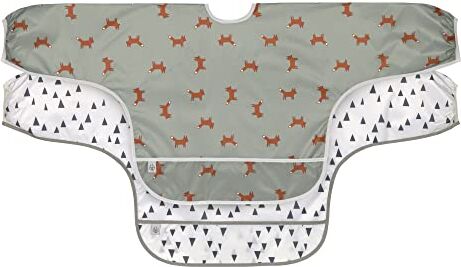 Lässig Set di bavaglini a manica lunga per neonati 2 pezzi da annodare/Long Sleeve Bib Little Forest Fox