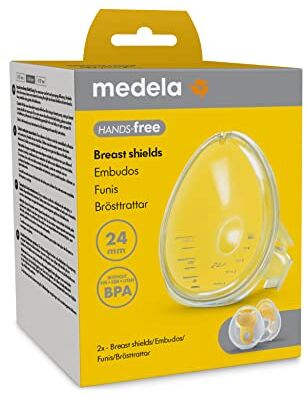 Medela Coppe per il seno Hands-free , 2 coppe per il seno, senza BPA, accessori per tiralatte Hands-free , accessori per coppe raccoglilatte Hands-free