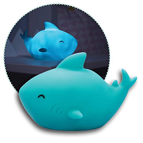 Reer Lumilu Sea Life Shark  Luce notturna a forma di squalo, regalo di compleanno, per ragazzi e ragazze, colore: Blu