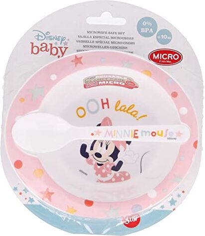 Stor Servizi Da Tavola Per Bambini Adatti A Microonde 2 Pezzi: Ciotola, Cucchiaio   Minnie Indigo Dreams