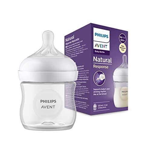 Philips Avent Biberon Natural Response Biberon da 125 ml per neonati e bambini di pochi mesi, senza BPA (modello )