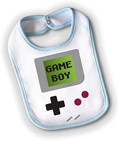 Babloo Bavetto Bavaglino Bambino Idea Regalo Bimbo Gameboy/Gamegirl Small Grafica Maschietto