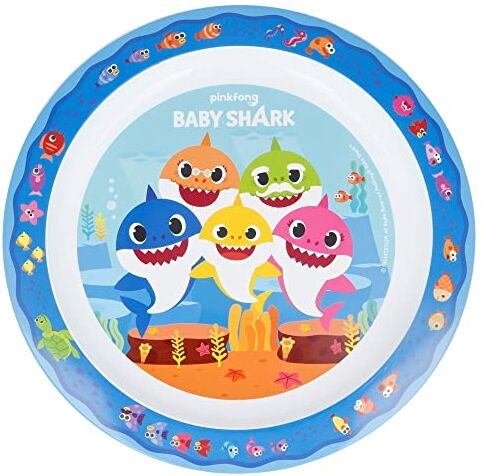 Stor Baby Shark Piatto Piano per Bambini da Microonde