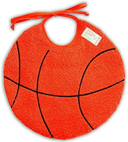 Zigozago Bavaglino Pallone da Basket Fatto a Mano Chiusura con Laccetti Taglia Unica