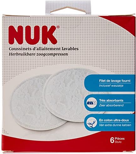 NUK Coppette assorbilatte lavabili x 6