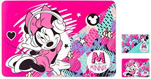 Lulabi Tovaglietta Disney Minnie Urban, Polipropilene Decorata, 45 x 30 cm, Standard