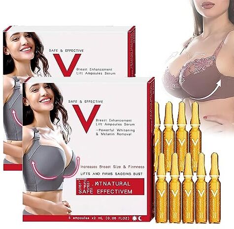 SPAYEIM Dyceco Breast Enhancement Lift Ampoules Serum,Dyceco Breast Enhancement Serum, Breast Filling Essential Oil, Breast Enlargement Oil Fast Growth (2box)