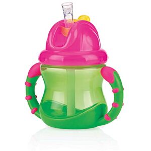 Nuby capovolgere la tazza antigoccia verde 1 pezzo Nuby capovolgere la tazza antigoccia verde 1 pezzo