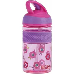 Nuby Bicchiere 2 in 1 paglia dura in Tritan™ 360 ml rosa 4 anni+ Nuby Bicchiere 2 in 1 paglia dura in Tritan™ 360 ml rosa 4 anni+