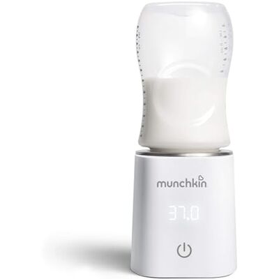 Munchkin Nuovo scaldabiberon digitale 37° Temperatura perfetta, Ogni volta, blanca, Funzionamento a rete Munchkin Nuovo scaldabiberon digitale 37° Temperatura perfetta, Ogni volta, blanca, Funzionamento a rete