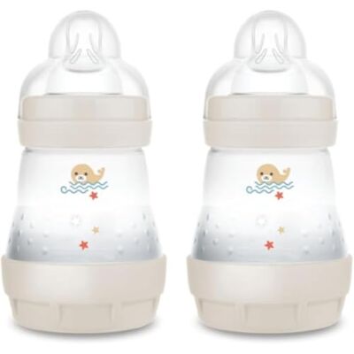 Western Digital MAM Biberon Anticolica Easy Start 160 ml (Set da 2), Tettarella 1, Neutro Da 0+ mesi, Valvola anticolica, Riduce bolle d'aria, Silicone SkinSoft, Allattamento misto, Autosterilizzante, Senza BPA/BPS Western Digital MAM Biberon Anticolica Easy Start 160 ml (Set da 2), Tettarella 1, Neutro Da 0+ mesi, Valvola anticolica, Riduce bolle d'aria, Silicone SkinSoft, Allattamento misto, Autosterilizzante, Senza BPA/BPS