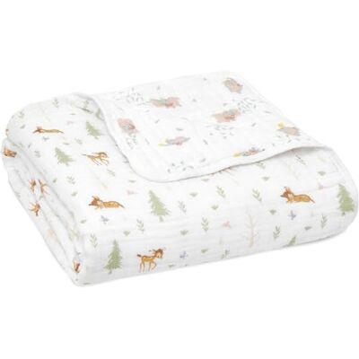 aden + anais ™ Essentials Coperta in mussola di cotone Disney + Foresta Amici di aden + anais ™ Essentials Coperta in mussola di cotone Disney + Foresta Amici di