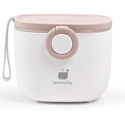 Termichy Dispenser per il latte in polvere, 250g Dispenser di Polvere Formula, portatile contenitoredi latte in polvere per neonati(rosa e bianco, 1 pezzo) Termichy Dispenser per il latte in polvere, 250g Dispenser di Polvere Formula, portatile contenitoredi latte in polvere per neonati(rosa e bianco, 1 pezzo)