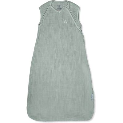 SwaddleMe Ingenuity , Sacco per la notte in mussola, taglia 3-18 mesi, 6-10 kg, TOG 1,0, confezione da 1 Muschio SwaddleMe Ingenuity , Sacco per la notte in mussola, taglia 3-18 mesi, 6-10 kg, TOG 1,0, confezione da 1 Muschio