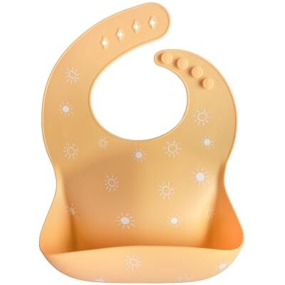 mushie Bavaglino Silicone Bavaglino Impermeabile Regolabile Facile da Pulire 4 Misure Regolabili con tasca Frontali Profonde Senza BPA articoli per neonati & bambini Sun mushie Bavaglino Silicone Bavaglino Impermeabile Regolabile Facile da Pulire 4 Misure Regolabili con tasca Frontali Profonde Senza BPA articoli per neonati & bambini Sun