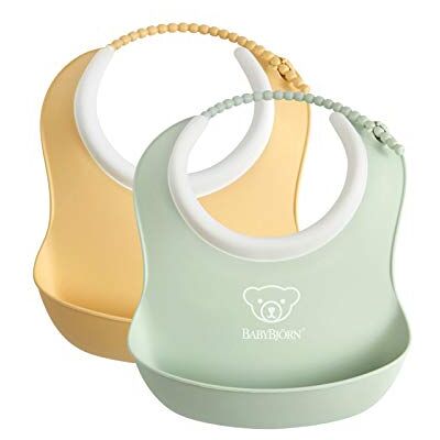 BabyBjörn Bavaglino Baby 2 pz. (Giallo chiaro/Verde chiaro) BabyBjörn Bavaglino Baby 2 pz. (Giallo chiaro/Verde chiaro)