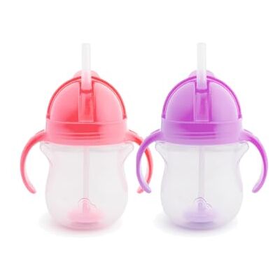 Munchkin Click Lock Tip and Sip tazza per bambini pesata - Kids Cup Munchkin Click Lock Tip and Sip tazza per bambini pesata - Kids Cup