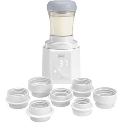 Chicco Scaldabiberon Portatile Multifunzione con Sterilizzatore, Autosterilizzante, Riscaldamento Rapido Latte e Sterilizzazione Ciucci, Batteria USB-C, 7 Adattatori Inclusi, e Altri,Senza Fili Chicco Scaldabiberon Portatile Multifunzione con Sterilizzatore, Autosterilizzante, Riscaldamento Rapido Latte e Sterilizzazione Ciucci, Batteria USB-C, 7 Adattatori Inclusi, e Altri,Senza Fili