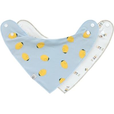 Bavaglino Triangolare Lässig - Set da 2, Frutti Allegri Limone Bavaglino Triangolare Lässig - Set da 2, Frutti Allegri Limone