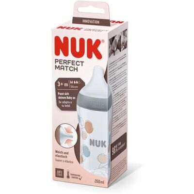 Bottiglia Nuk Perfect Match - Silicone Morbido 260ml 3+ Mesi Bottiglia Nuk Perfect Match - Silicone Morbido 260ml 3+ Mesi