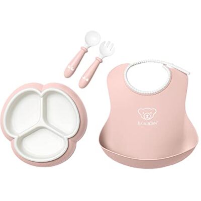BabyBjörn Set Pappa, 4 pezzi, Rosa chiaro BabyBjörn Set Pappa, 4 pezzi, Rosa chiaro