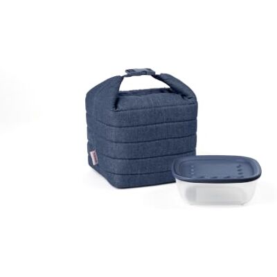 Guzzini Handy Jeans Borsa Termica Porta Pranzo 7 Lt, Contenitore 1,4 L Look elegante e contemporaneo, efficace isolamento termico, capiente e salvaspazio, pratica da trasportare Guzzini Handy Jeans Borsa Termica Porta Pranzo 7 Lt, Contenitore 1,4 L Look elegante e contemporaneo, efficace isolamento termico, capiente e salvaspazio, pratica da trasportare