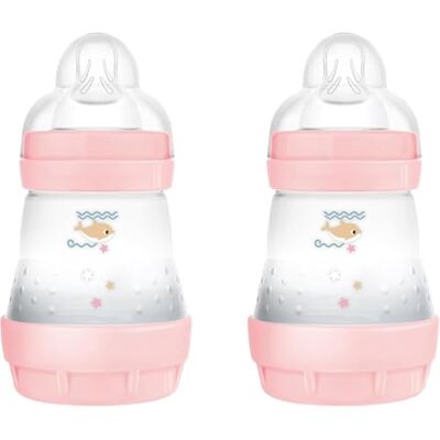 Western Digital MAM Biberon Anticolica Easy Start 160 ml (Set da 2), Tettarella 1, Lilla Da 0+ mesi, Valvola anticolica, Riduce bolle d'aria, Silicone SkinSoft, Allattamento misto, Autosterilizzante, Senza BPA/BPS Western Digital MAM Biberon Anticolica Easy Start 160 ml (Set da 2), Tettarella 1, Lilla Da 0+ mesi, Valvola anticolica, Riduce bolle d'aria, Silicone SkinSoft, Allattamento misto, Autosterilizzante, Senza BPA/BPS