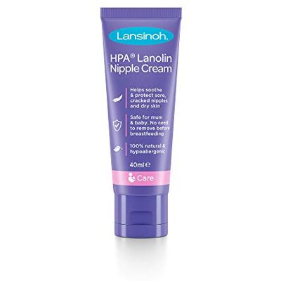 Lansinoh Lanolina Hpa 44302 Crema per Capezzoli Irritati, 40 Ml, 100% Naturale Lansinoh Lanolina Hpa 44302 Crema per Capezzoli Irritati, 40 Ml, 100% Naturale